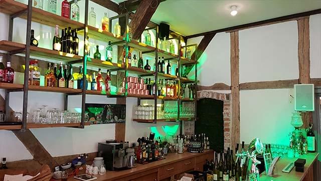Die Bar im Forsthaus